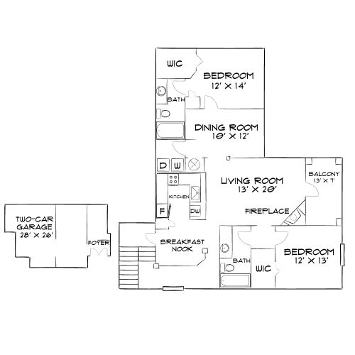 Preston Reserve Apartments - Cary, NC - Diagram