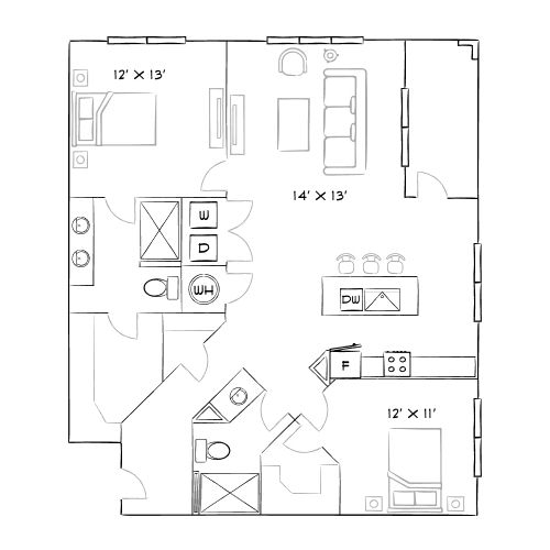 Pine and Parker - Parker, CO - Diagram