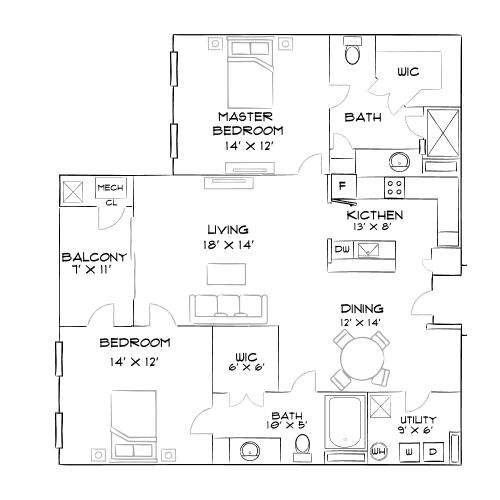 One Boynton - Boynton, FL - Furnished Diagram