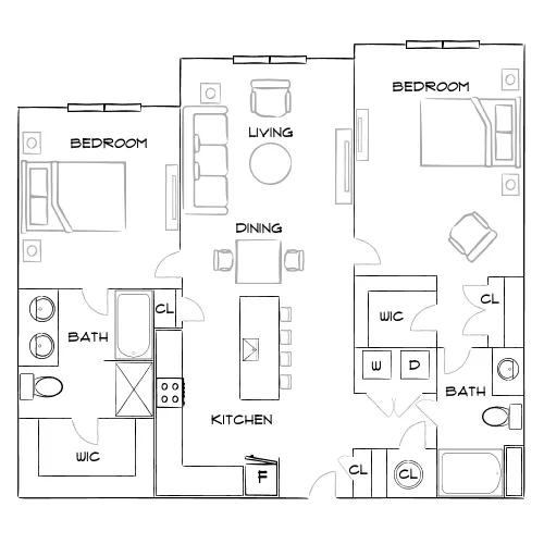 Forena Revelstoke - Fort Worth, TX - Furnished Diagram