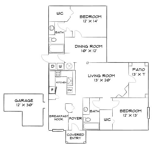 Preston Reserve Apartments - Cary, NC - Diagram