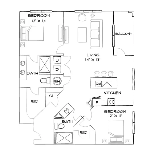Pine and Parker - Parker, CO - Diagram
