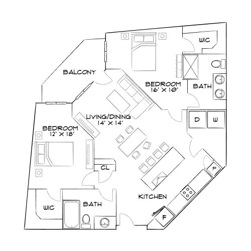 Grant Row Lofts - Thornton, CO - Diagram