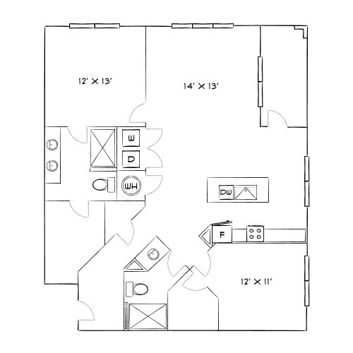 Pine and Parker - Parker, CO - Diagram