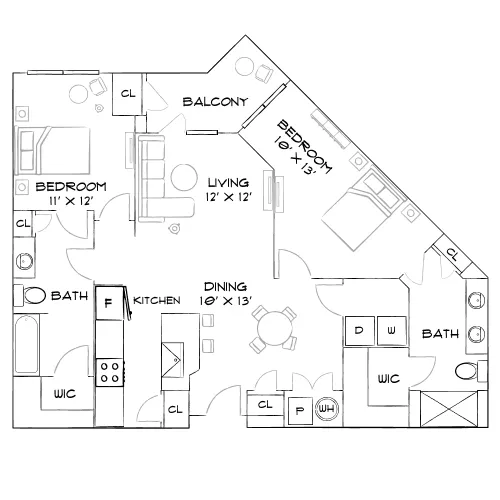 Citrus Village - Orlando, FL - Furnished Diagram