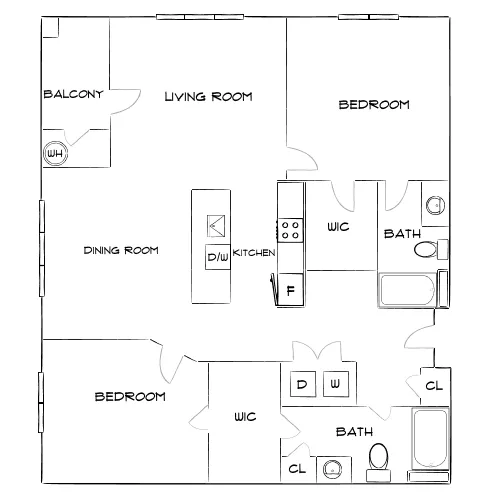 Wesley Village - Charlotte, NC - Diagram
