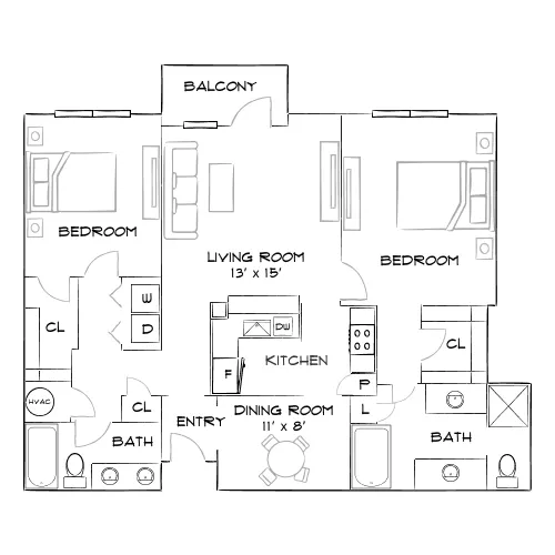 Farrington Midtown - Atlanta, GA - Furnished Diagram