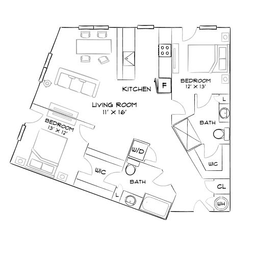 Park and Market - Raleigh, NC - Furnished Diagram