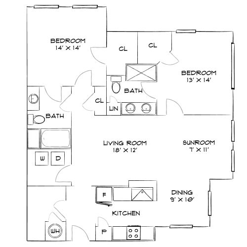 Crestview at Apex Apartments - Apex, NC - Diagram
