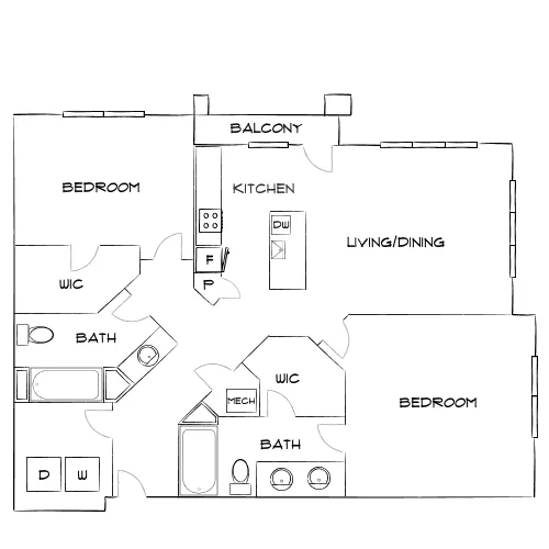 1760 Apartments - Lawrenceville, GA - Diagram