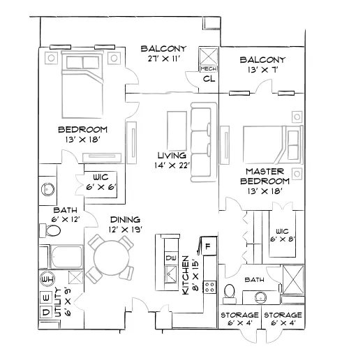 One Boynton - Boynton, FL - Furnished Diagram