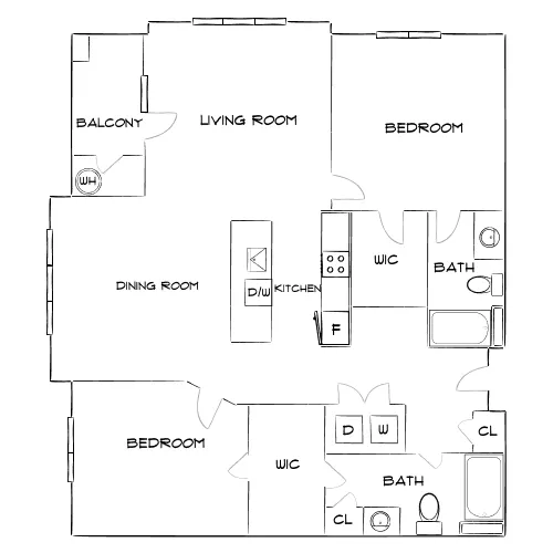 Wesley Village - Charlotte, NC - Diagram