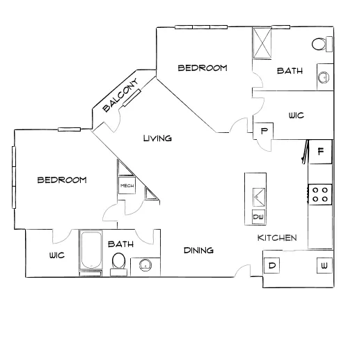 1760 Apartments - Lawrenceville, GA - Diagram