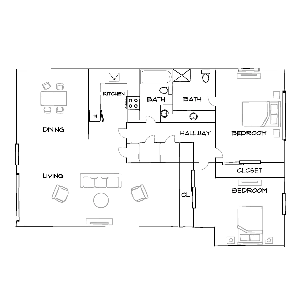 Point Bonita - Chula Vista, CA - Floor Plan Diagram