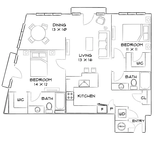 Emory Point - Atlanta, GA - Furnished Diagram