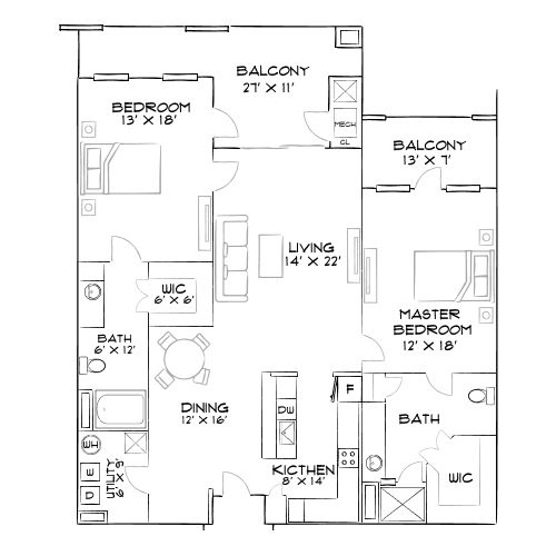 One Boynton - Boynton, FL - Furnished Diagram