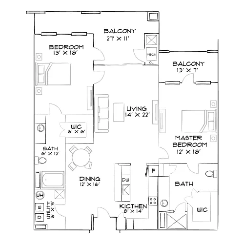 One Boynton - Boynton, FL - Furnished Diagram