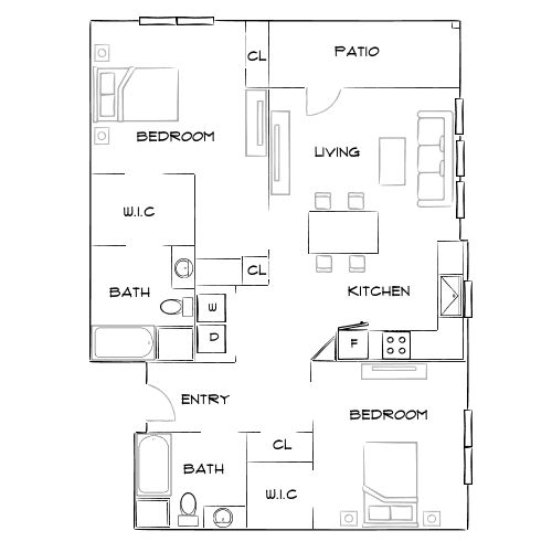 River Birch - Watertown, MA - Furnished Diagram