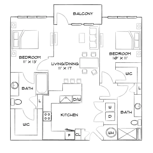 Emory Point - Atlanta, GA - Furnished Diagram