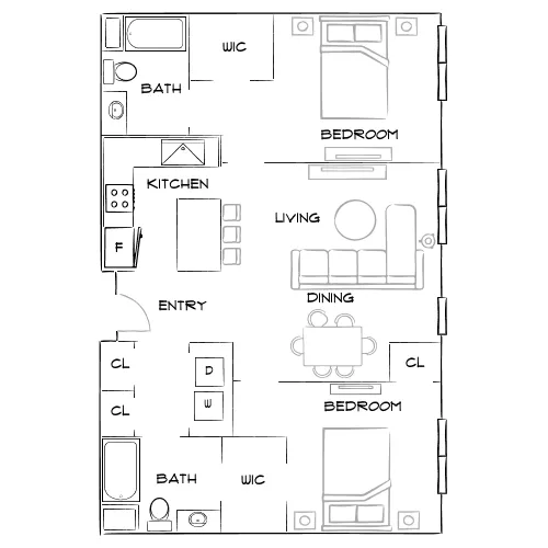 River Birch - Watertown, MA - Furnished Diagram