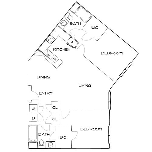 River Birch - Watertown, MA - Floor Plan Diagram