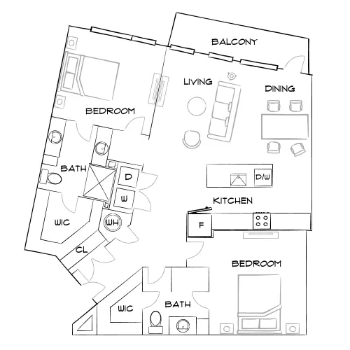 Emerson at Montford Park - Charlotte, NC - Furnished Diagram