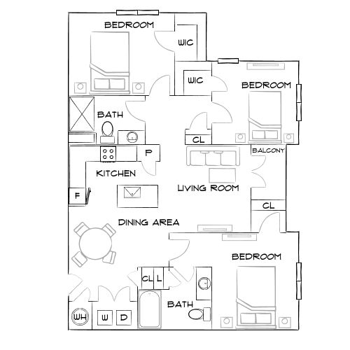 Treeline Timber Creek - Garner, NC - Diagram