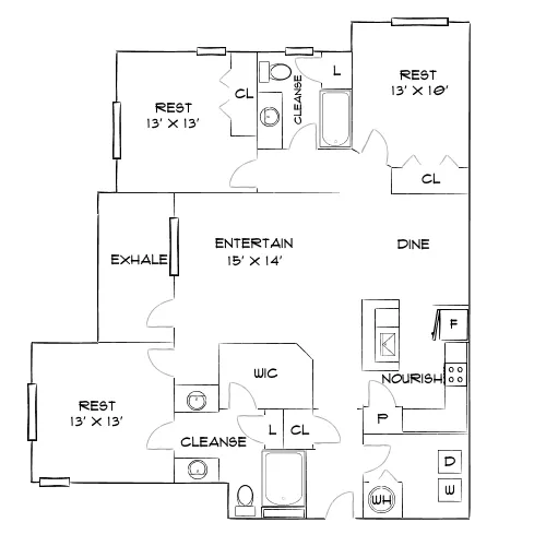 Villages at Pecan Grove - Holly Springs, NC - Diagram