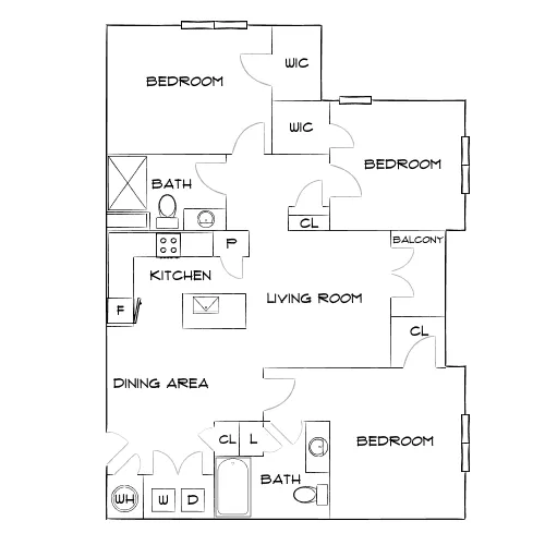 Treeline Timber Creek - Garner, NC - Diagram
