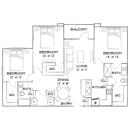 Luxe Lakewood Ranch - Bradenton, FL - Furnished Diagram