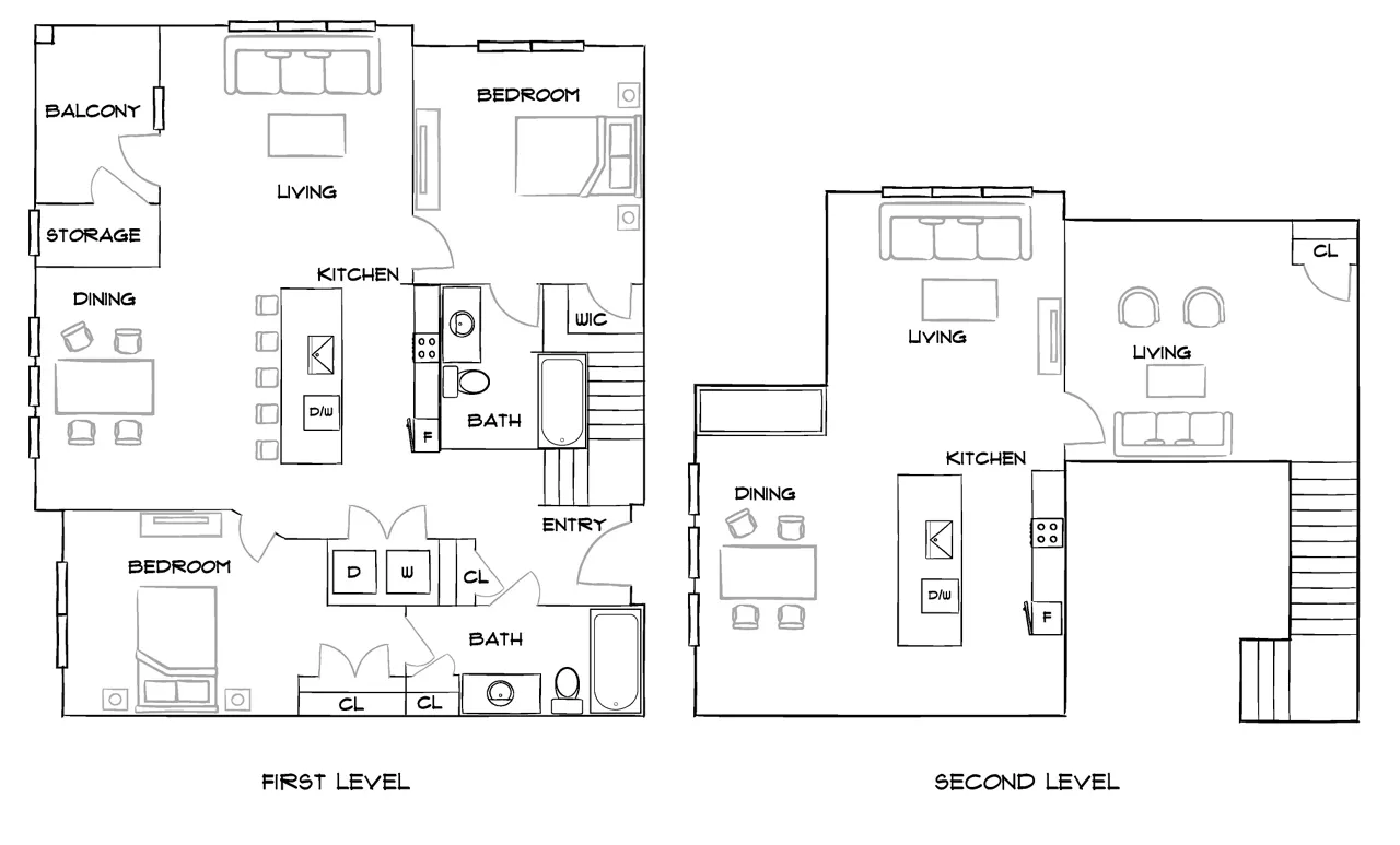 Wesley Village - Charlotte, NC - Furnished Diagram