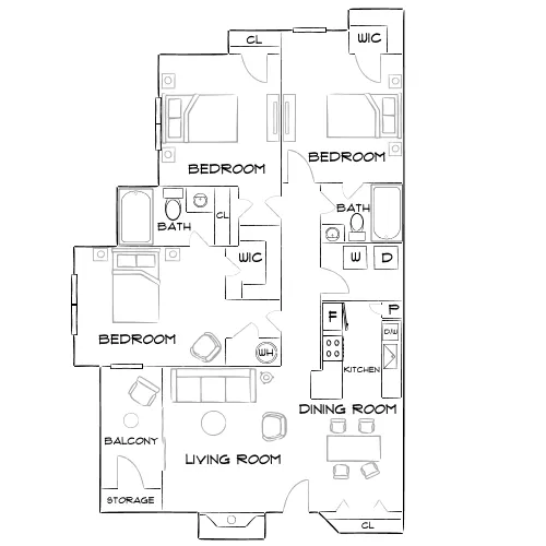 Ridge at Roper Mountain - Greenville, SC - Furnished Diagram