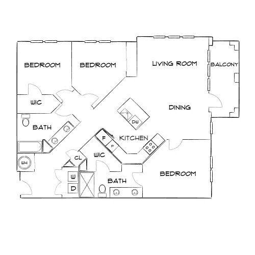 The Menlo - Jacksonville, FL - Diagram