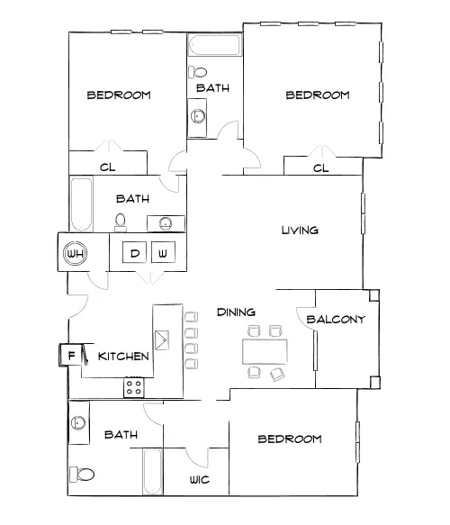 The Rosery - NW Largo, FL - Diagram