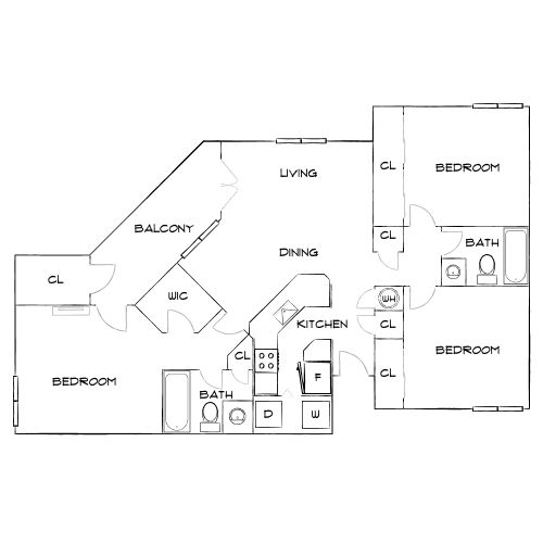 Design 3A floor plan