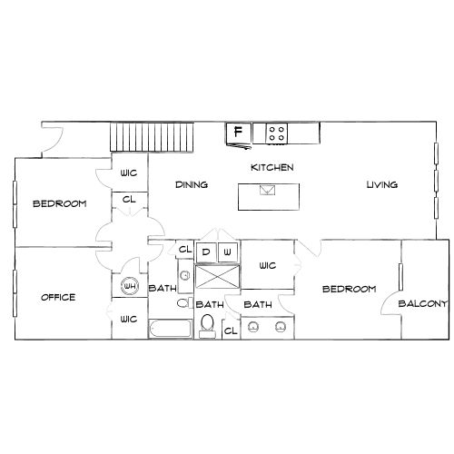 Design 3A floor plan