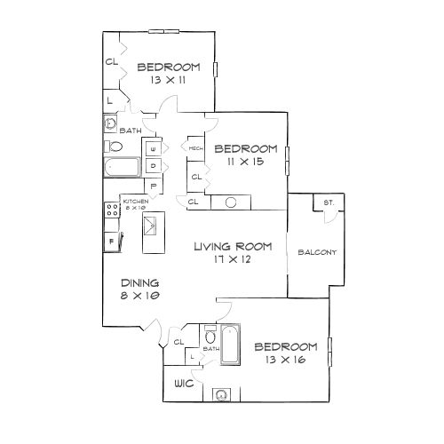 Design 3A20 floor plan