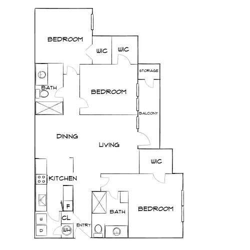 Retreat at Sweetwater - Lawrenceville, GA - Diagram