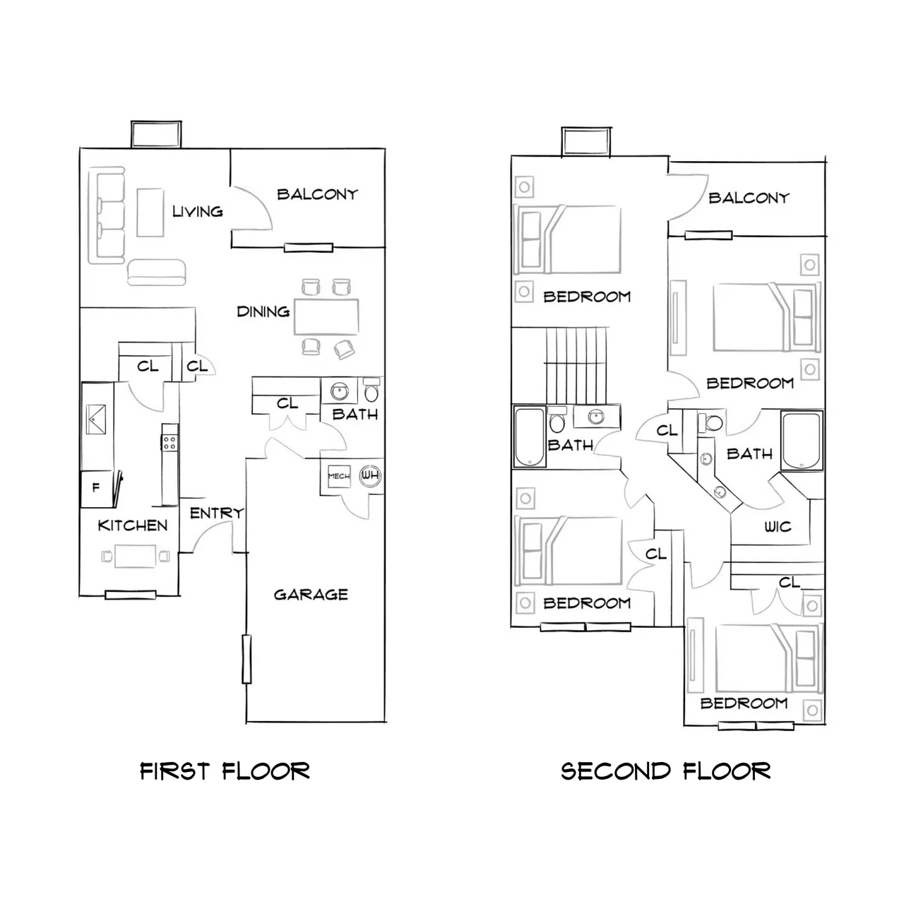 The Willows Ashley Park - Newnan, GA - Furnished Diagram