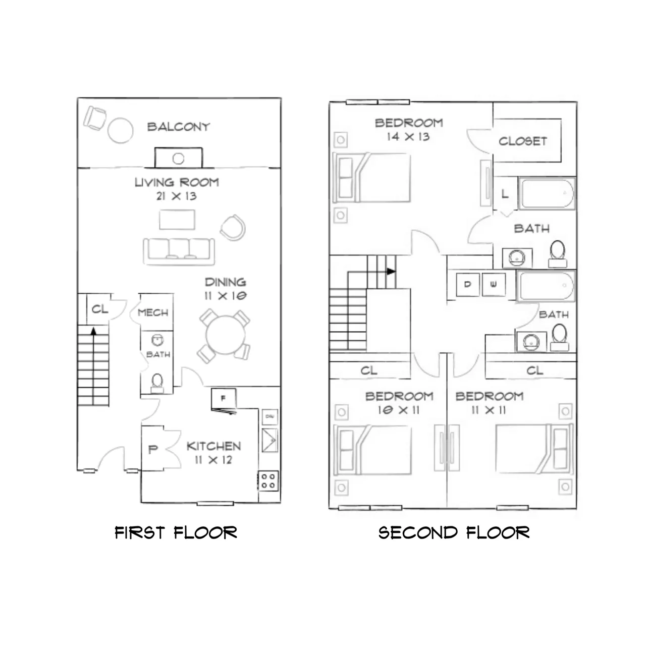 Harbor and Pine - Marietta, GA - Furnished Diagram