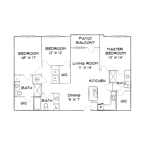 Lux at Sorrel - Jacksonville, FL - Furnished Diagram
