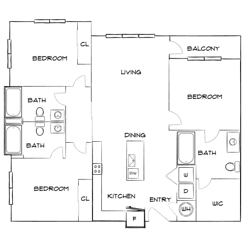 The Anson - Nashville, TN - Diagram