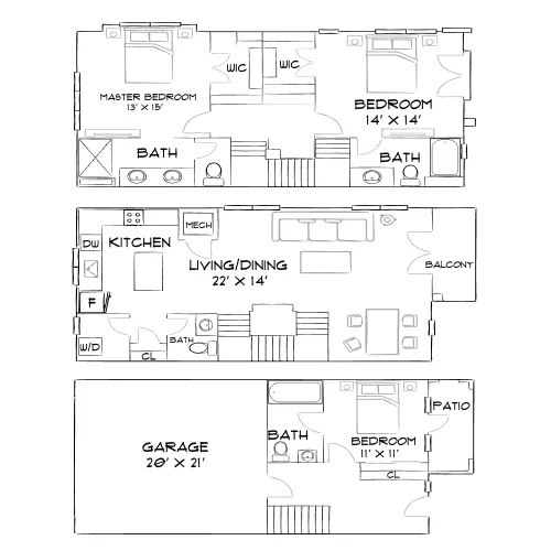 The Avalyn - Chula Vista, CA - Furnished Diagram