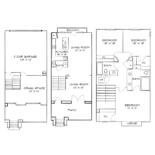 Vineyards at Paseo Del Sol – Temecula, CA – Floor Plan Diagram