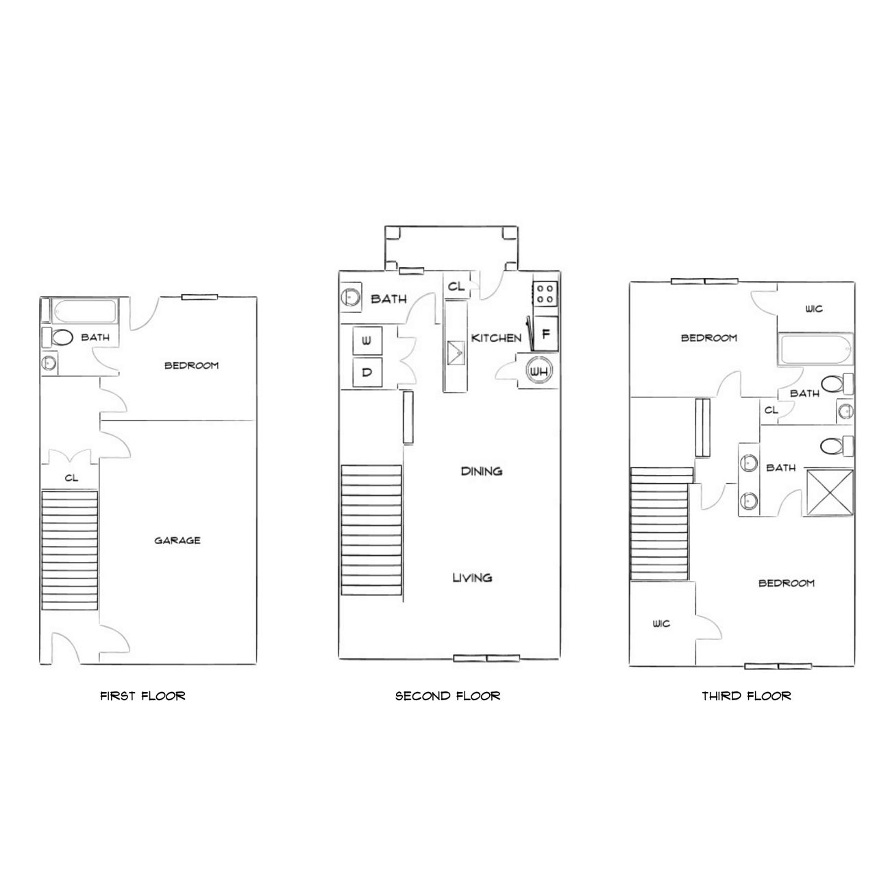 Design 3A Townhome floor plan