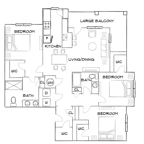Forena Revelstoke - Fort Worth, TX - Furnished Diagram