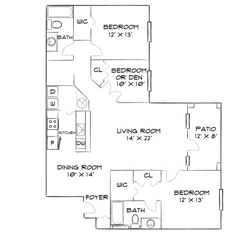 Preston Reserve Apartments - Cary, NC - Diagram