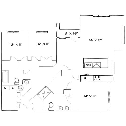 Pine and Parker - Parker, CO - Diagram