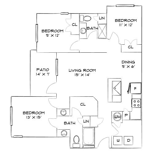 Crestview at Apex Apartments - Apex, NC - Diagram