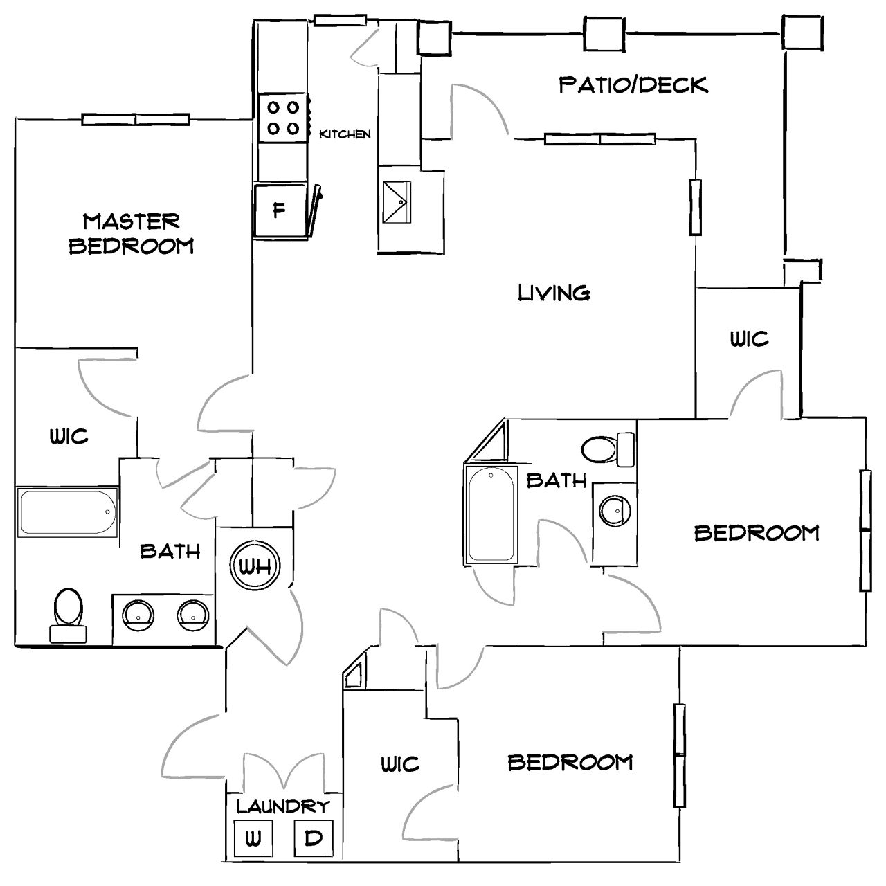 Brea Wendell Falls - Wendell, NC - Diagram